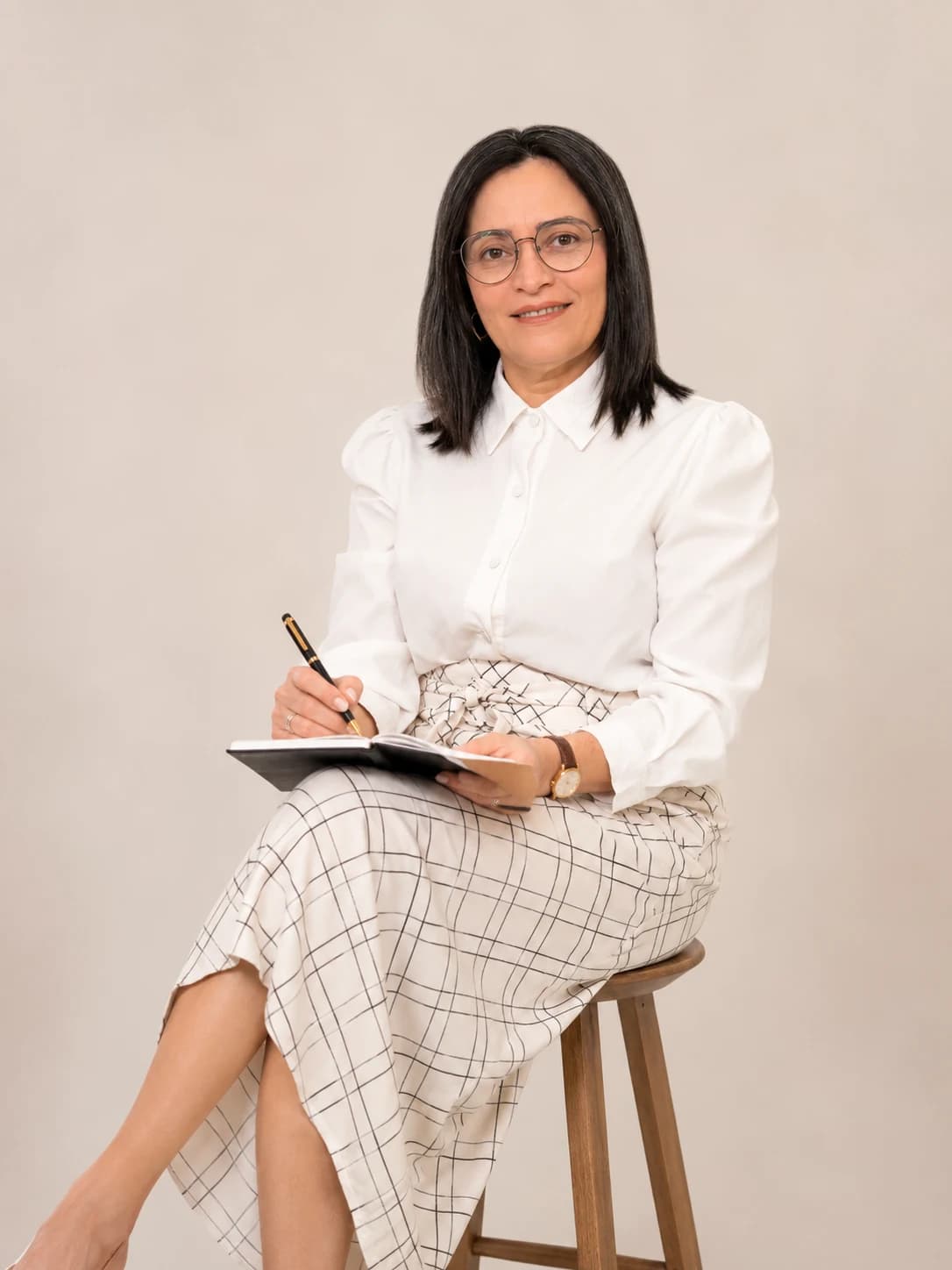 Maria Elzania em atendimento terapêutico